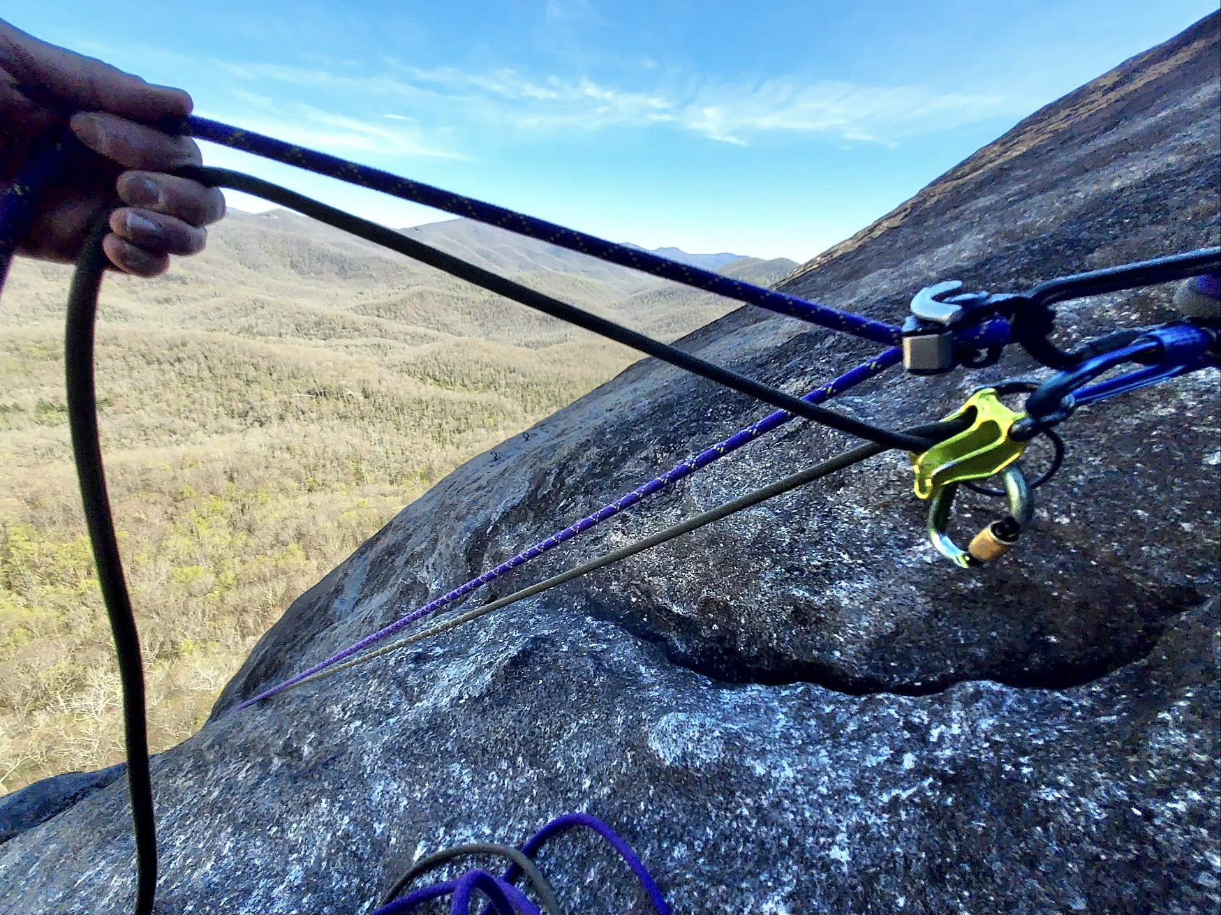 Belaying Two Followers: Split Rope Technique - Fox Mountain Guides &  Climbing School